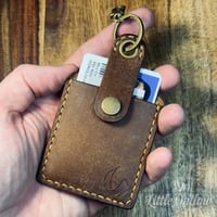 Image 5 of Build Your Own Cow Tag Wallet - Choose Leather & Stitching Colors!