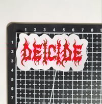 Image 2 of Deicide Band Logo Matte Vinyl Sticker