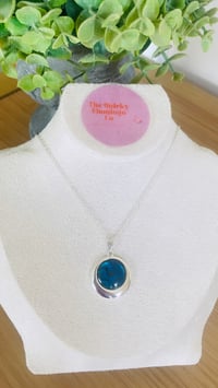 Blue Abalone Shell Pendant
