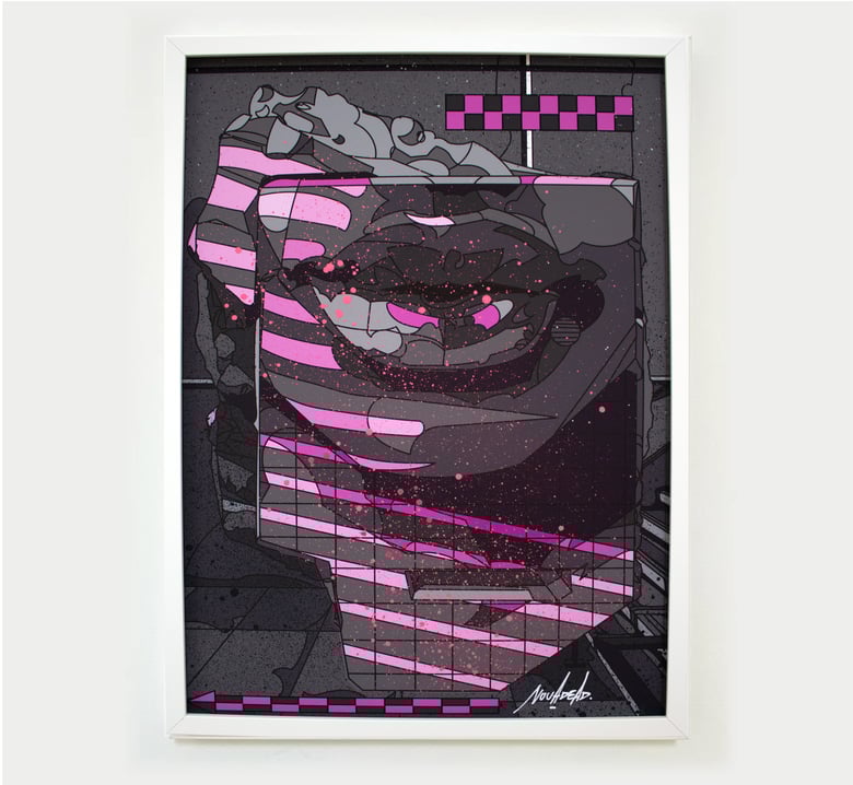 Image of D*ISIS PINK ( Antropomorph letter D )