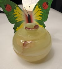 Image 1 of YELLOW ARAGONITE TRINKET DISH
