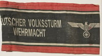 Image 2 of WW2 (Nazi Germany) Deutscher Volkssturm Wehrmacht Arm Band