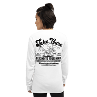 Image 4 of Take Care Black Print long sleeve 