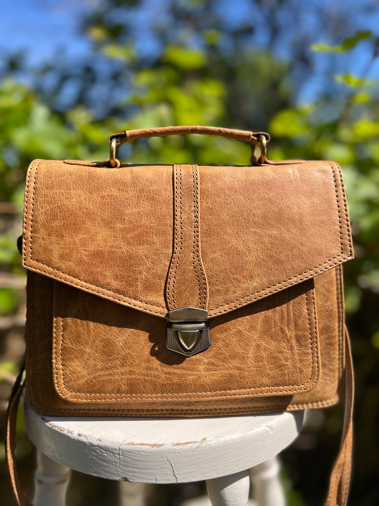 Image of Top Handle - brown - #11F/5