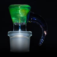 Image 2 of GREEN ENERGY > ICY WHITE SATIN / VENOM 18MM SLIDE