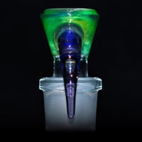 Image 3 of GREEN ENERGY > ICY WHITE SATIN / VENOM 18MM SLIDE