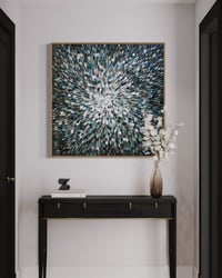 Image 4 of 'Noir 11' - 105x105cm, FRAMED