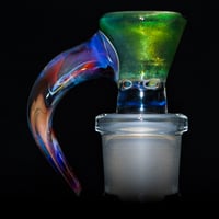 Image 2 of GREEN ENERGY > ICY WHITE SATIN / MAI-TAI 18MM SLIDE