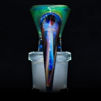 Image 3 of GREEN ENERGY > ICY WHITE SATIN / MAI-TAI 18MM SLIDE