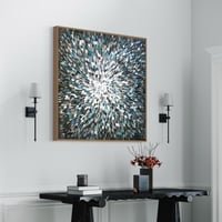 Image 8 of 'Noir 11' - 105x105cm, FRAMED