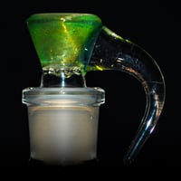 Image 1 of GREEN ENERGY > ICY WHITE SATIN / LIGHT BRIGHT 18MM SLIDE