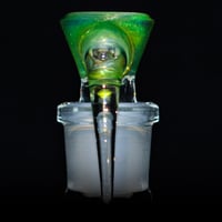 Image 3 of GREEN ENERGY > ICY WHITE SATIN / LIGHT BRIGHT 18MM SLIDE