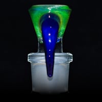 Image 2 of GREEN ENERGY > ICY WHITE SATIN / STARGAZER 18MM SLIDE
