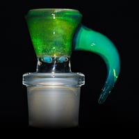 Image 1 of GREEN ENERGY > ICY WHITE SATIN / WINTERGREEN 18MM SLIDE