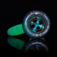 Image 2 of GREEN ENERGY > ICY WHITE SATIN / WINTERGREEN 18MM SLIDE