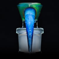 Image 2 of GREEN ENERGY > ICY WHITE SATIN / MARINA 18MM SLIDE