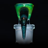 Image 2 of GREEN ENERGY > ICY WHITE SATIN / GLACIER 18MM SLIDE