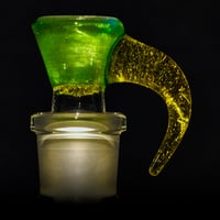 Image 1 of GREEN ENERGY > ICY WHITE SATIN / TERPS 18MM SLIDE