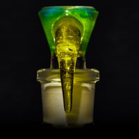 Image 5 of GREEN ENERGY > ICY WHITE SATIN / TERPS 18MM SLIDE