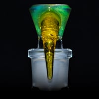 Image 4 of GREEN ENERGY > ICY WHITE SATIN / TERPS 18MM SLIDE