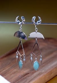 Image 1 of Western - Ear Saddles - Stretched Ears, Tunnels - Silver - Stainless Steel 316L Plugs & Tunnels