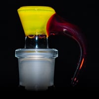 Image 1 of YELLOW OPAL > ICY WHITE SATIN / PHOENIX 18MM SLIDE