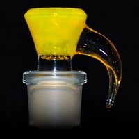 Image 3 of YELLOW OPAL > ICY WHITE SATIN / MOJO 18MM SLIDE