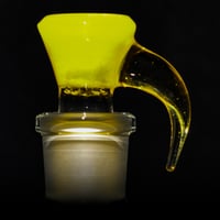 Image 2 of YELLOW OPAL > ICY WHITE SATIN / MOJO 18MM SLIDE
