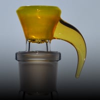 Image 5 of YELLOW OPAL > ICY WHITE SATIN / MOJO 18MM SLIDE