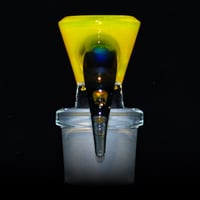 Image 8 of YELLOW OPAL > ICY WHITE SATIN / POTION 18MM SLIDE