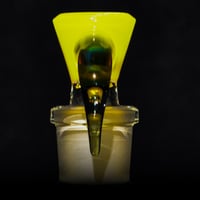 Image 9 of YELLOW OPAL > ICY WHITE SATIN / POTION 18MM SLIDE