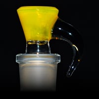 Image 4 of YELLOW OPAL > ICY WHITE SATIN / POTION 18MM SLIDE