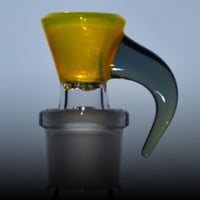 Image 3 of YELLOW OPAL > ICY WHITE SATIN / POTION 18MM SLIDE