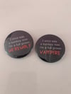 Werewolf/vampire badge 