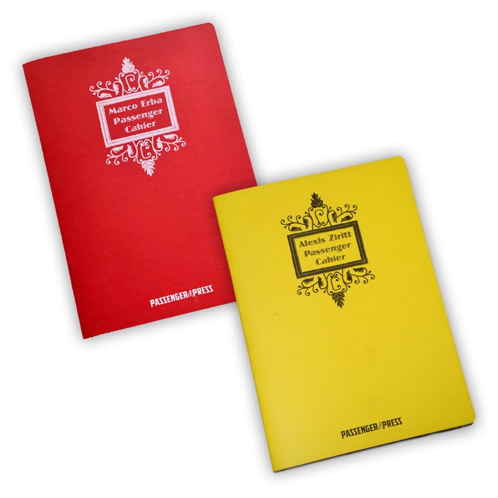 Passenger Cahier #2: the art of Alexis Ziritt