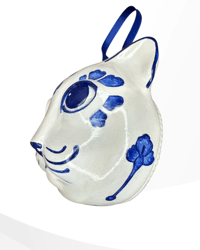 Image 4 of Delft Blue Cat Moon