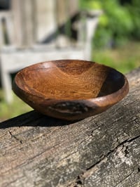 Image 2 of 6.5" WHITE OAK/BUCKTHORN BOWL (thick-walled)