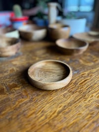 Image 4 of 4" WHITE OAK DEVO DISH - ROUNDED EDGE