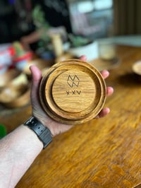 Image 8 of 5.5" WHITE OAK - DEVO DISH - MEDIUM