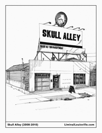 Skull Alley Postcard