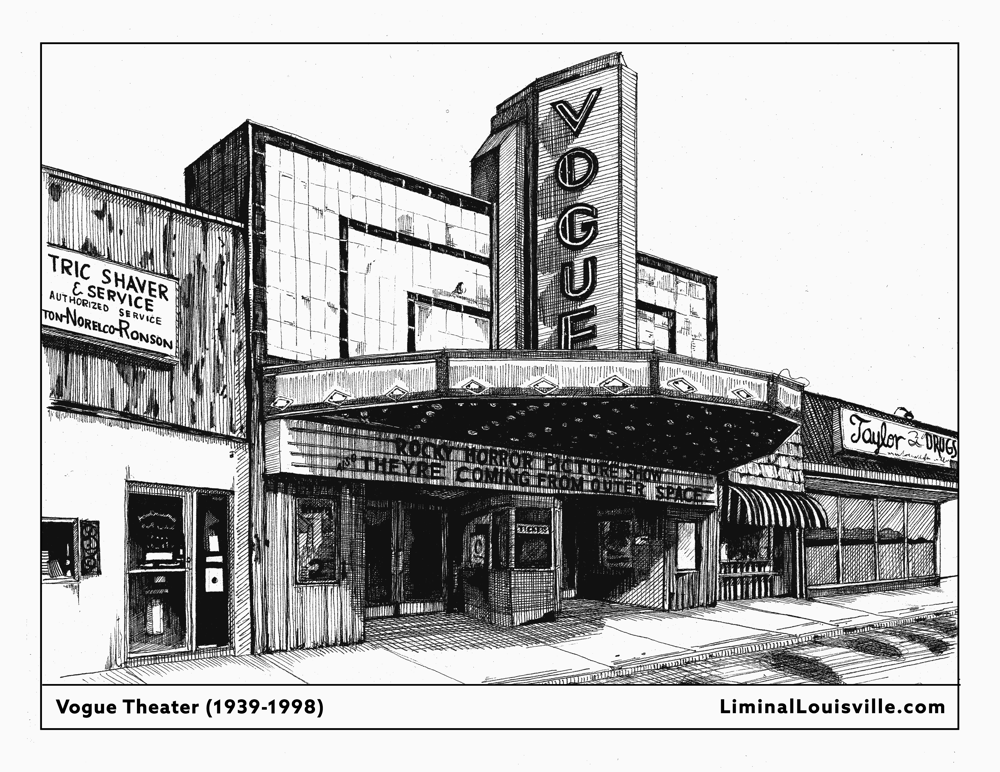 Vogue Theater Postcard