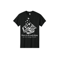 Image 3 of Too Many Books T-Shirt