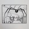 The Robot Spy Original Art