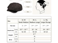 Image 4 of Newsboy Hat for Men Snakeskin Flat Cap Series