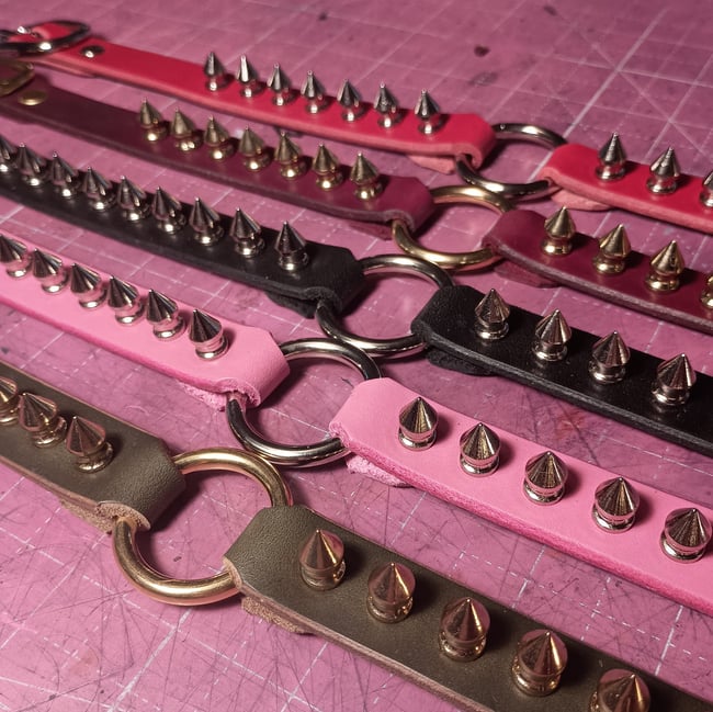 Spiked O Ring Choker