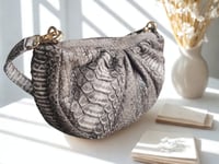Image 1 of Python Snakeskin Crossbody Bags