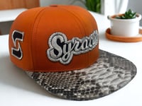Image 3 of Custom Embroidered Snakeskin Hat