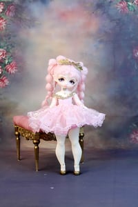 Image 1 of Handmade Dress for Teacup Marionette OOAK - pink