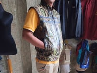 Image 4 of Genuine Python Snakeskin Motorcycle Leather Vest 