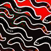 Image 3 of Stickers - Snek, Dangerous noodle (S27)